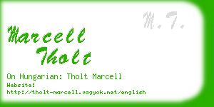marcell tholt business card